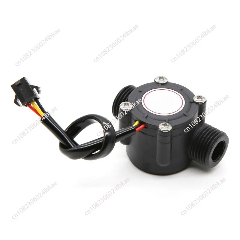 Zj-s201 black/white liquid flow sensor g1/ 2inch turbine flow meter for heater drinking water filling flow controller