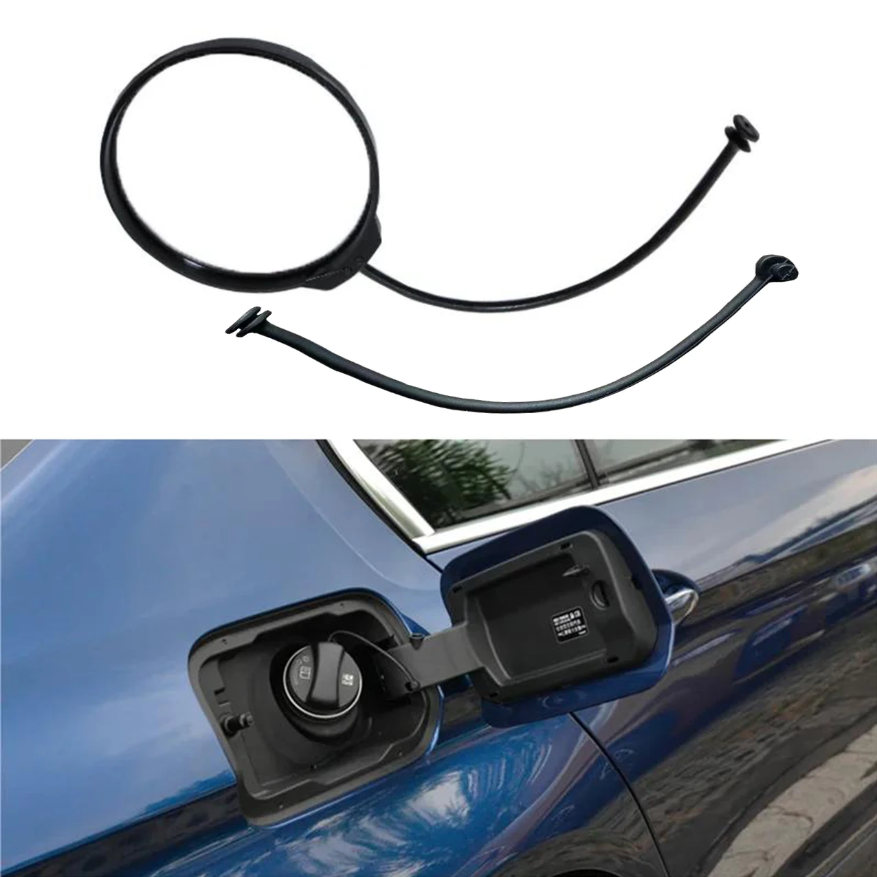 For BMW Fuel Tank Cap Cover Cable Rope Ring For BMW E46 E90 E91 E92 E93 E39 E60 E63 E64 E66 E87 X3 X5  16117193372 16117222391