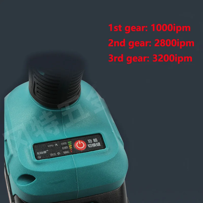 Imagem -05 - Brushless Cordless Electric Effects Driver Chave de Impacto Chave de Fenda Bateria Compatível com Makita Soquete 21v