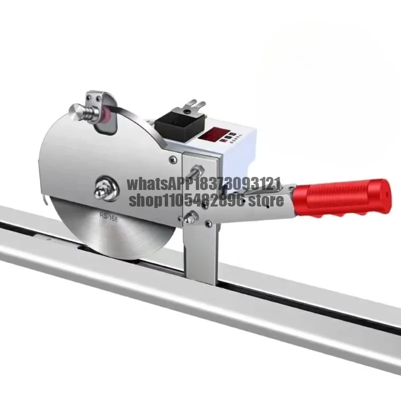 Automatic Industrial Electric Fabric Circle Cutter Machine Fabric End Cutter.45mm Cutting