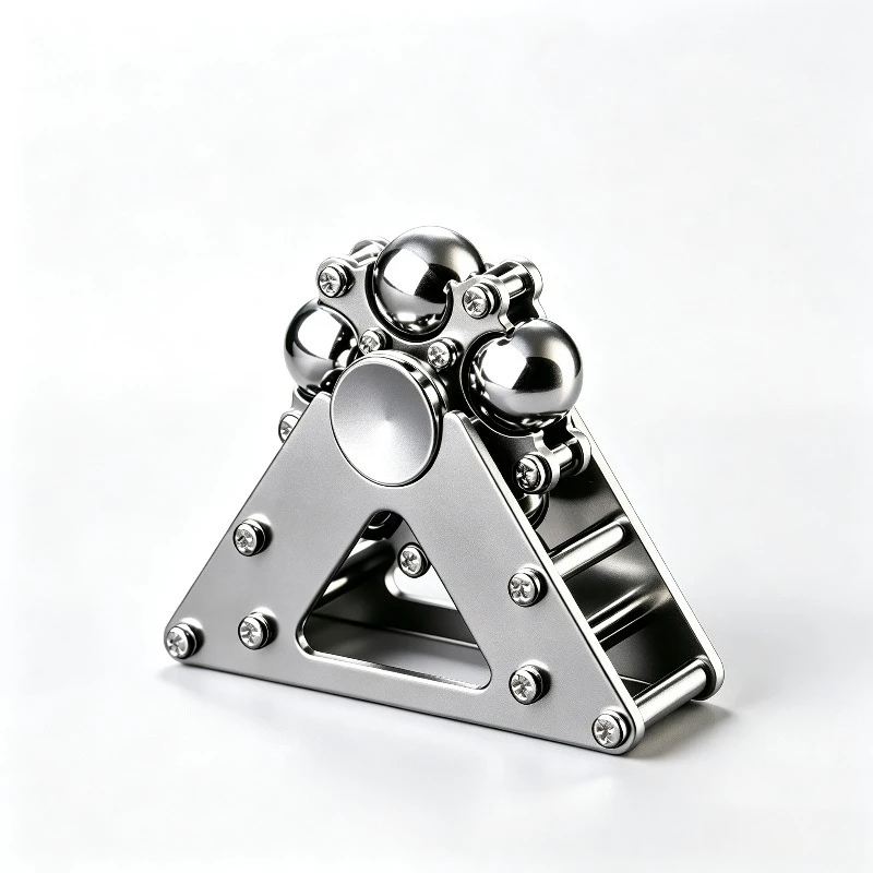 Ferris Wheel Fidget Spinner Stainless Steel 5 Ball EDC Adult Stress Relief Desk Toy Silent Bearing Kinetic Gyro for Anxiety