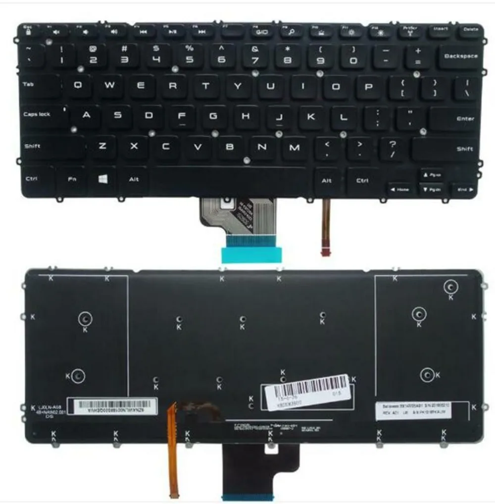 

Новая клавиатура для ноутбука с подсветкой (US) для DELL XPS 15 9530 Precision M3800 0HYYWM HYYWM