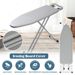 Universal Silver Coated Padded Ironing Board Cover Double-Layer Heat Resistant High Temperature Non-Fading Ironing Board Cover