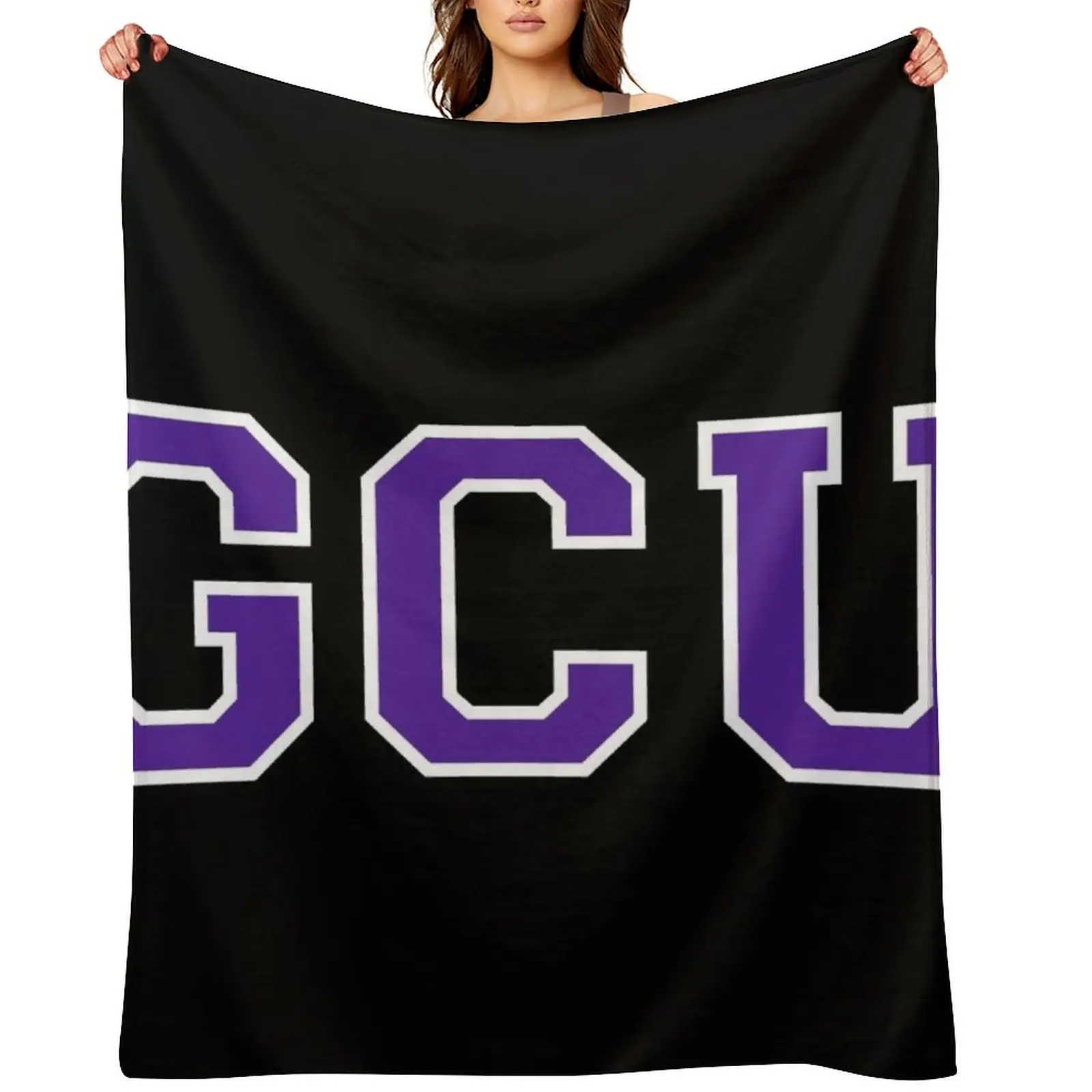 

grand canyon university college font Throw Blanket Thermal Retros Thins Large Blankets