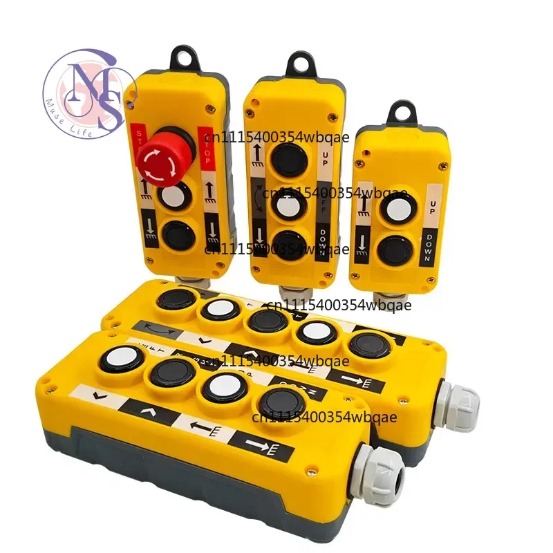 ZOCI-IP65 Waterproof Control Handle Pushbutton Switch, COP-2B COP-3B COP-4B TNHA1-T281 T381 T481 For Car Tail Lift Crane