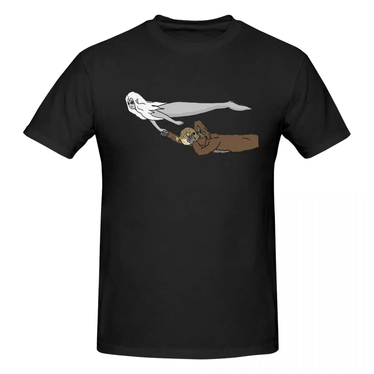 

Big Lez Sassy The Sasquatch Men T-Shirt Fashion Oversized T Shirts Men's O-Neck Cotton Tees Short Summer Male