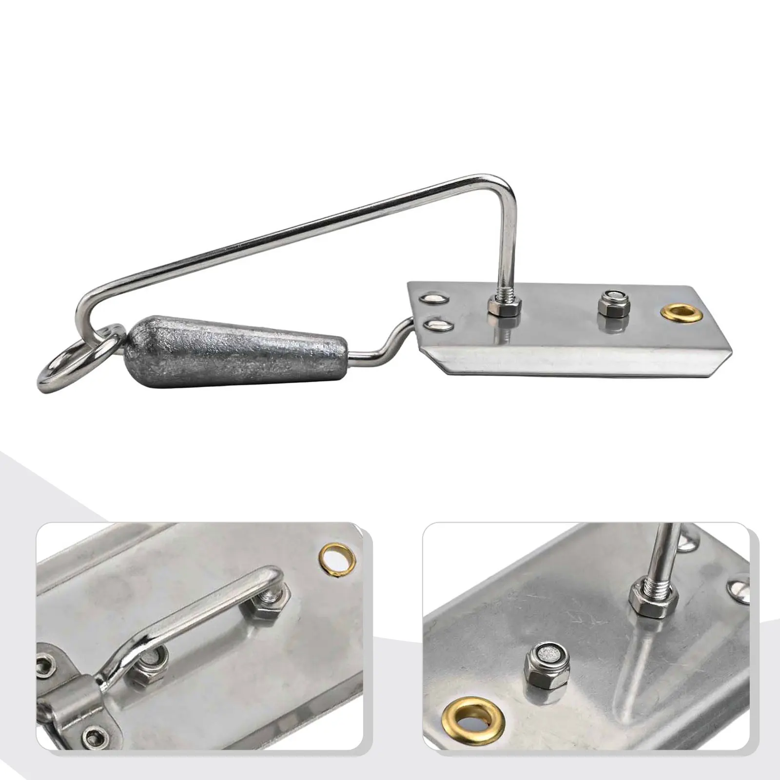 A Must Have Tool for Fishermen Lightweight Stainless Steel Trolling Diving Board Enhances Your Overall Catching Experience