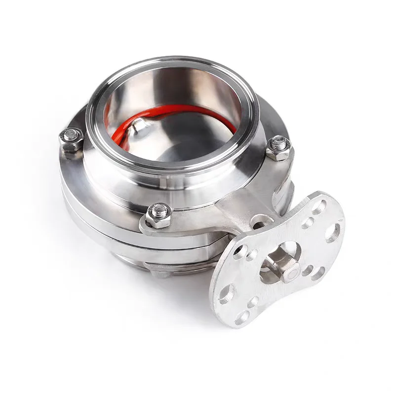 Bare Stem Butterfly Valve For Actuator, 1/2