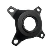 A06F-2X E-BIKE Mid Motor Chainring Adapter Spider Chain Ring Adapter 104BCD Bicycle Crankset For Bafang M500 M510 M600 M620