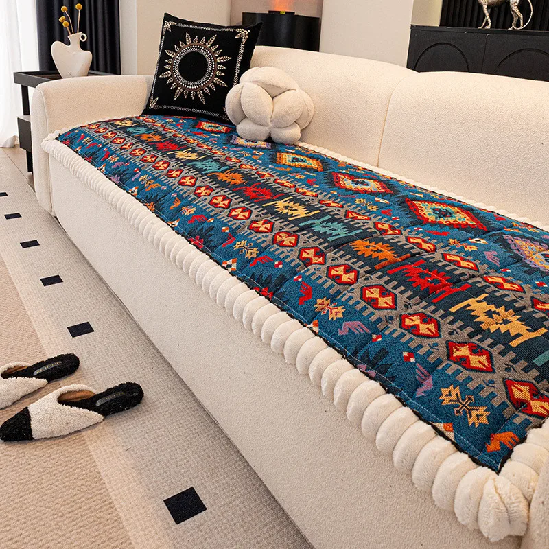 1Pcs Einfache Sofa Abdeckung Verdickt Wohnzimmer Anti Slip Möbel Protector Tragen-beständig Komfortable Sitzkissen