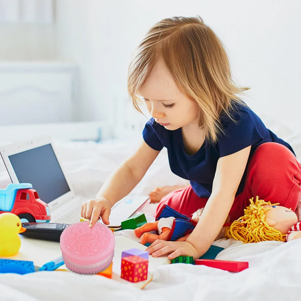 Cooike Squishy Toy Biscuit Squeeze Toy Taba Squishy Stress Relief Toy Ultra-Soft Decompression Venting Toy Pinching Sandwich