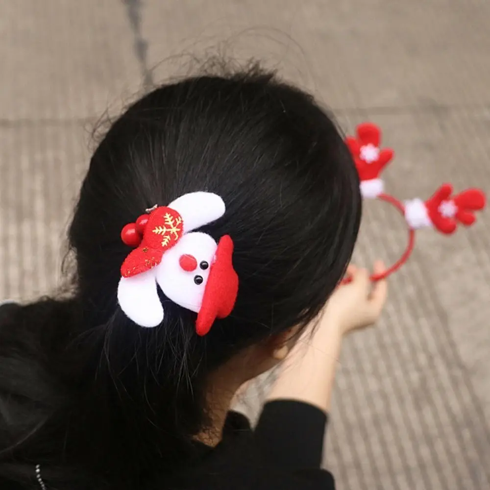 Nonwovens Christmas Clap Circle Pop Christmas Christmas Pop Circles Cartoon Snowman Christmas Toys Hand Ring Children Gifts