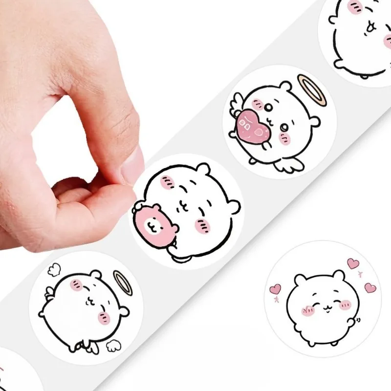 Cartoon Cute Expression Roll-up Sticker Cartoon Stickers for Children's Notebook Mobile Phone Case Desktop DIY Sticker Drawing view 5