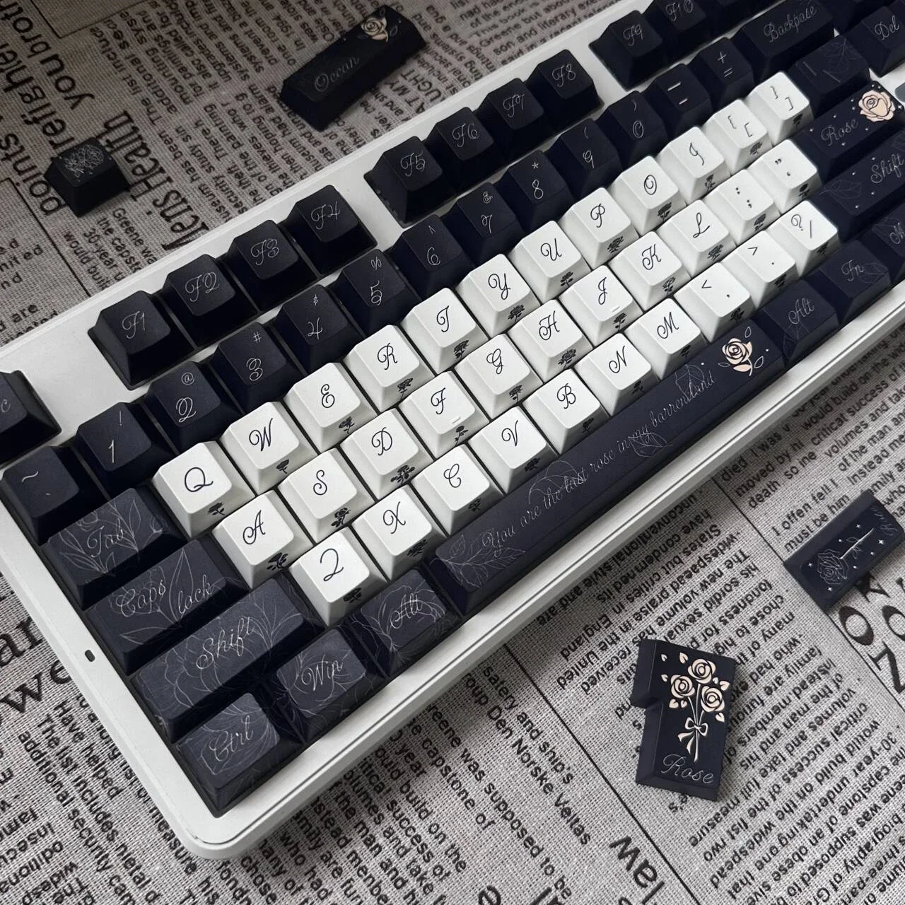 

Original Rose Coast Thickened 1.6-1 Original Height Keycaps