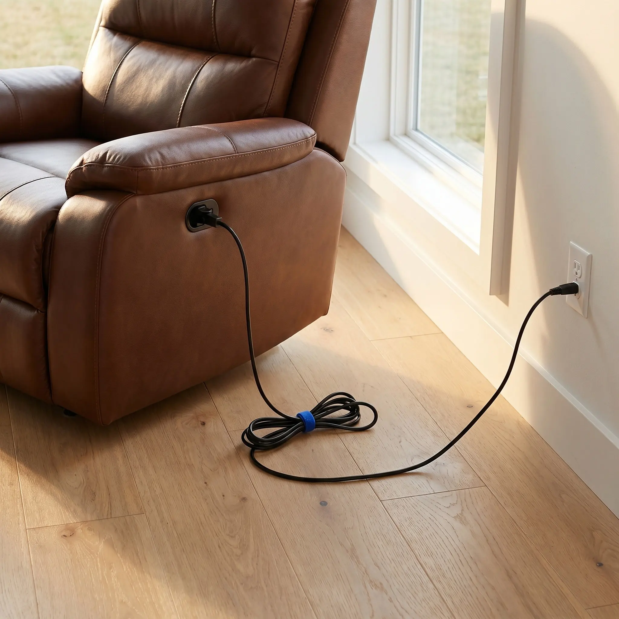 Replacement Power Extension Cord for Recliner Hand Controller Sofa Lift Chair Power Cable Compatible with Massage Chair