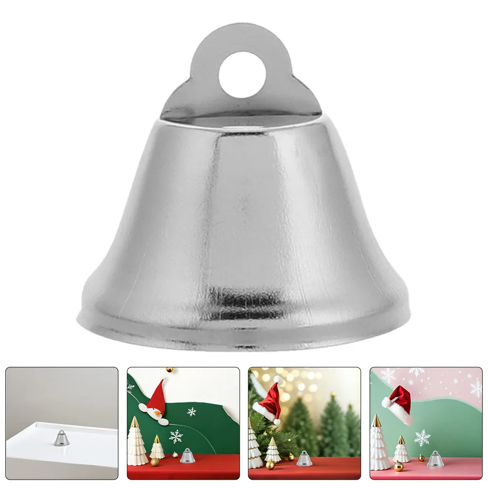 

30 шт. элегантных маленьких металлических колокольчиков для поделок, декора дома, украшения рождественской елки, венков, подвесок-колокольчиков, декоративных элементов