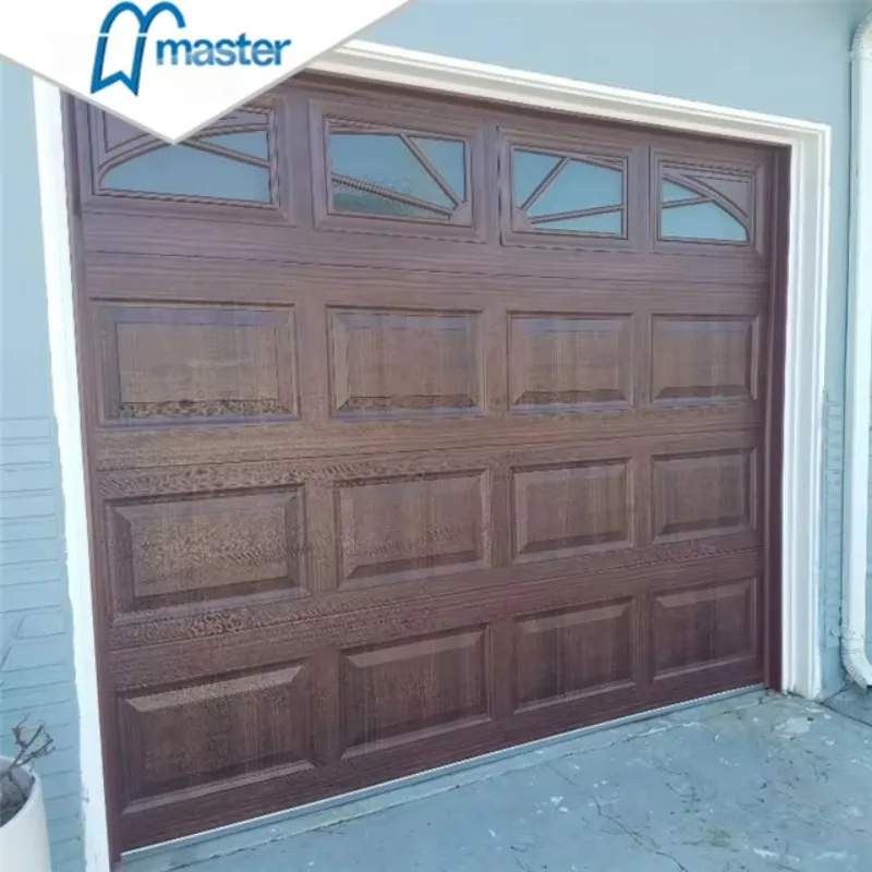 

Wholesale Factory Price Cheap Modern Design Affordable Automatic Double Contemporary Electric Residential Window Garage Doors
