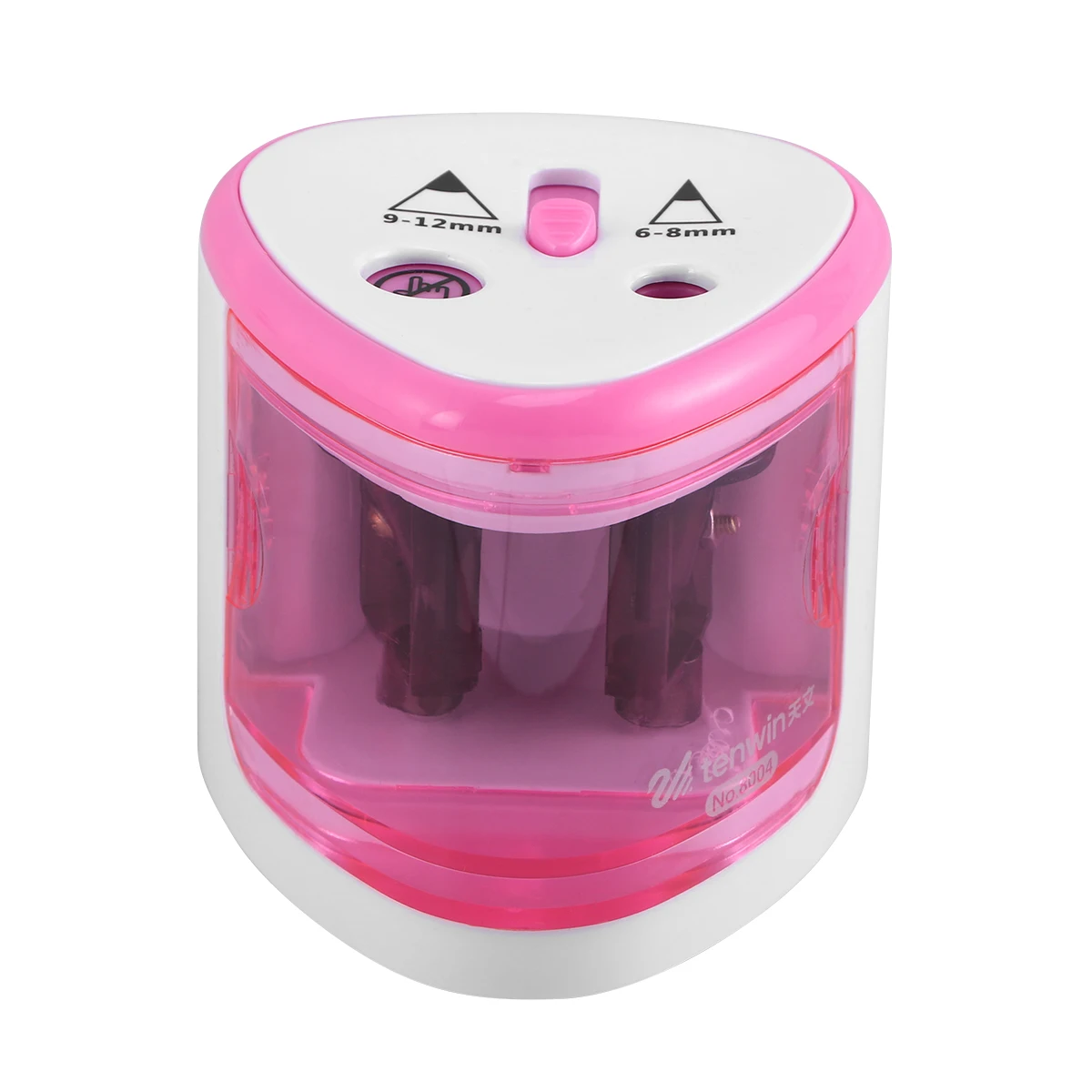 

Electric Pencil Sharpener Dual Holes Automatic School Student Office Use 6-12mm Pencils Heavy Duty Sharpening