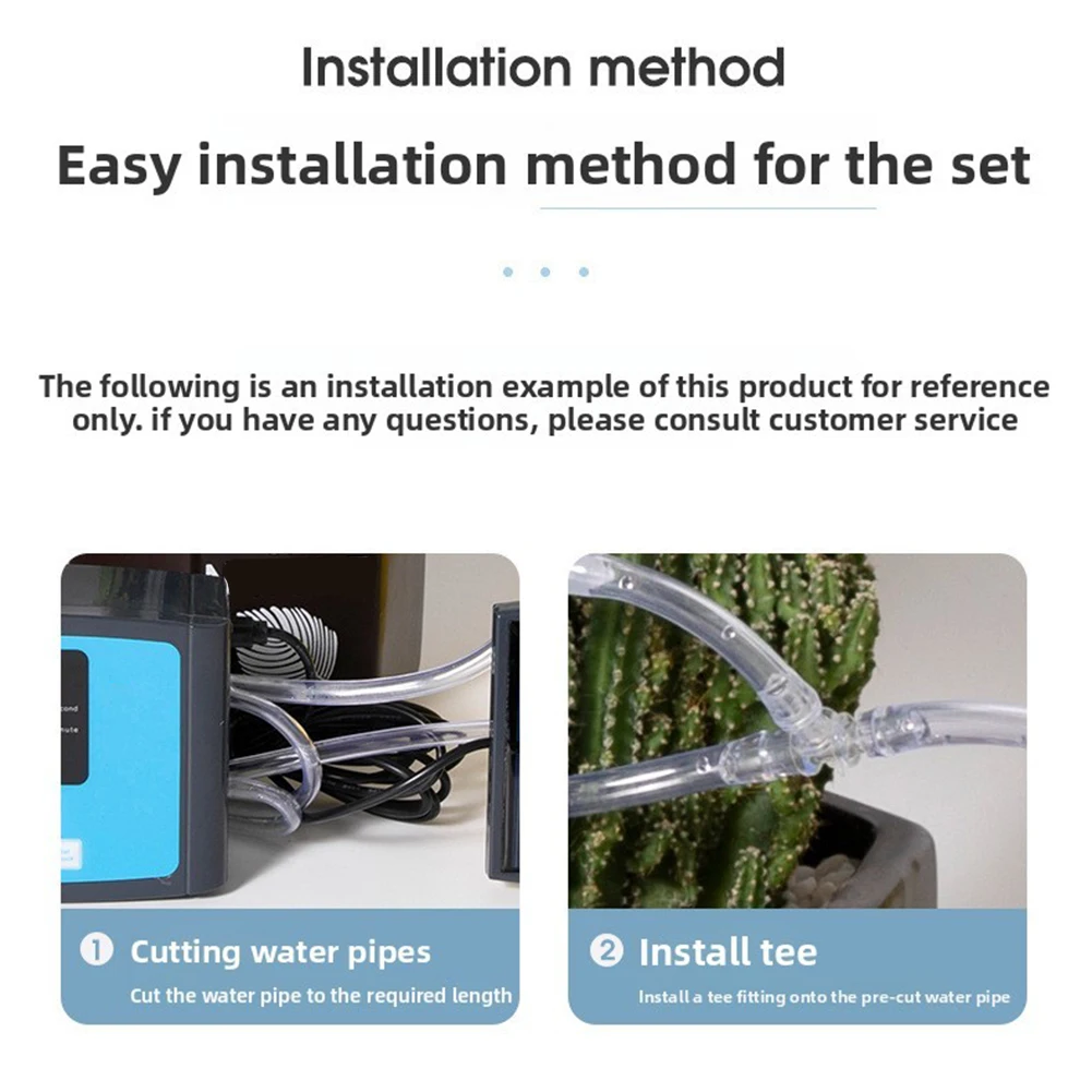 Automatic Solar Watering System with Dual Pumps Voice Prompts for Balcony Plants Small Courtyard and Office Greenery