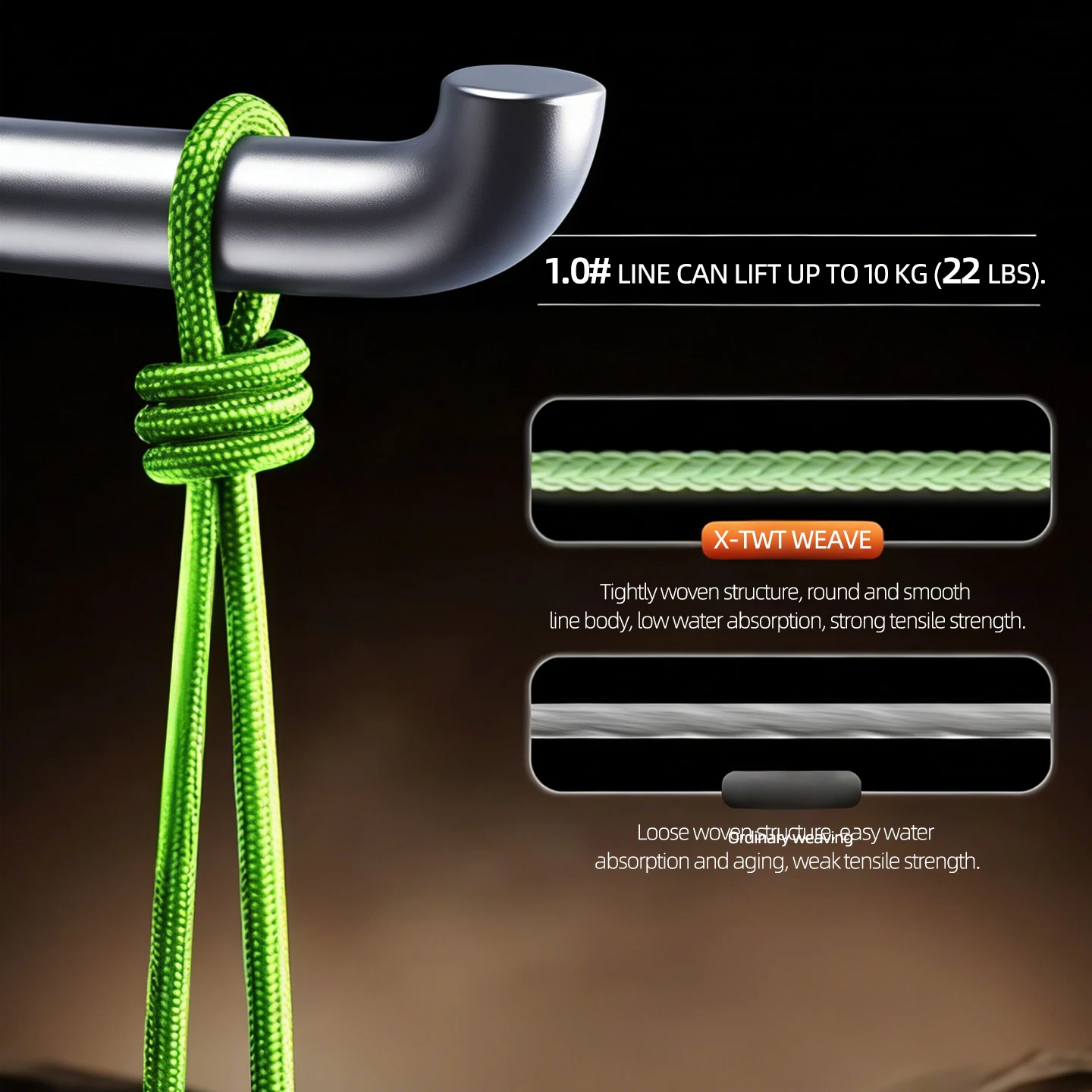 Línea trenzada YGK G-Soul PE X8 Multifilamento ultra suave para carpa - imagen 5