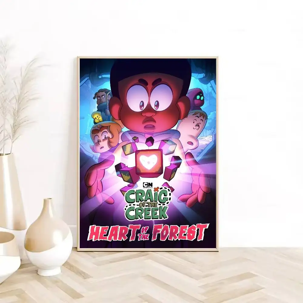 Anime C-Craig of the Creek Poster  HD sticky wall waterproof home living room bedroom Dorm bar aesthetic decoration