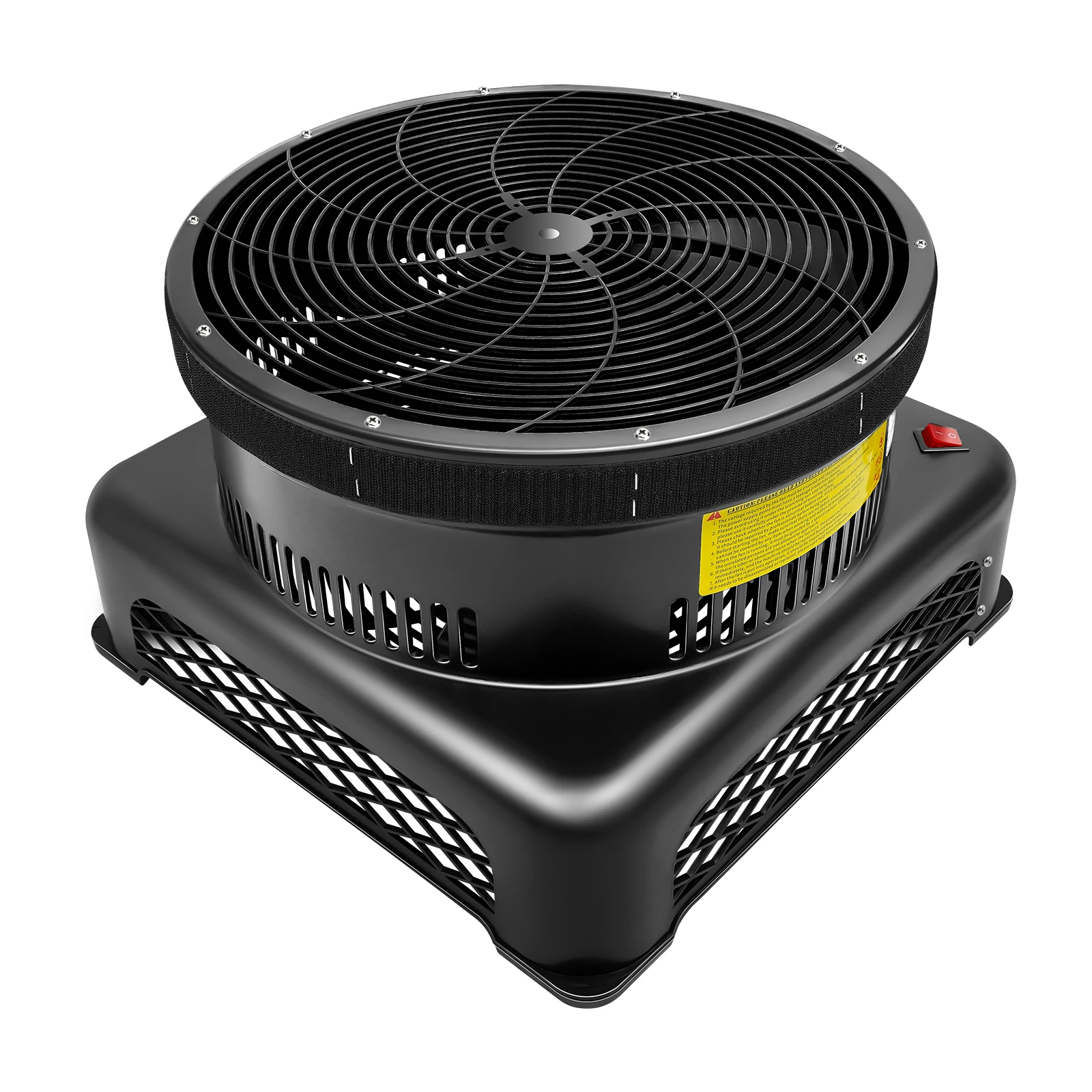 370W luchtblazer Sterke windenergie Eenfasige motor Vloerstaande constructie om lang mee te nemen voor familiebijeenkomsten, bedrijfszwart
