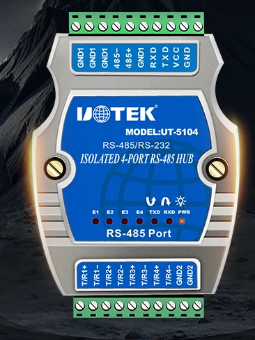 

Фотоэлектрическая изоляция UT-5104 RS232/485 до 4 портов RS485, промышленный концентратор RS45