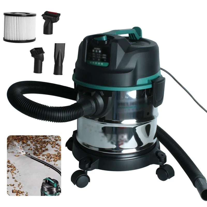 Powerful Canister Vacuum Cleaner High Suction Industrial Dust Extractor for Home Renovation Deep Cleaning Tool