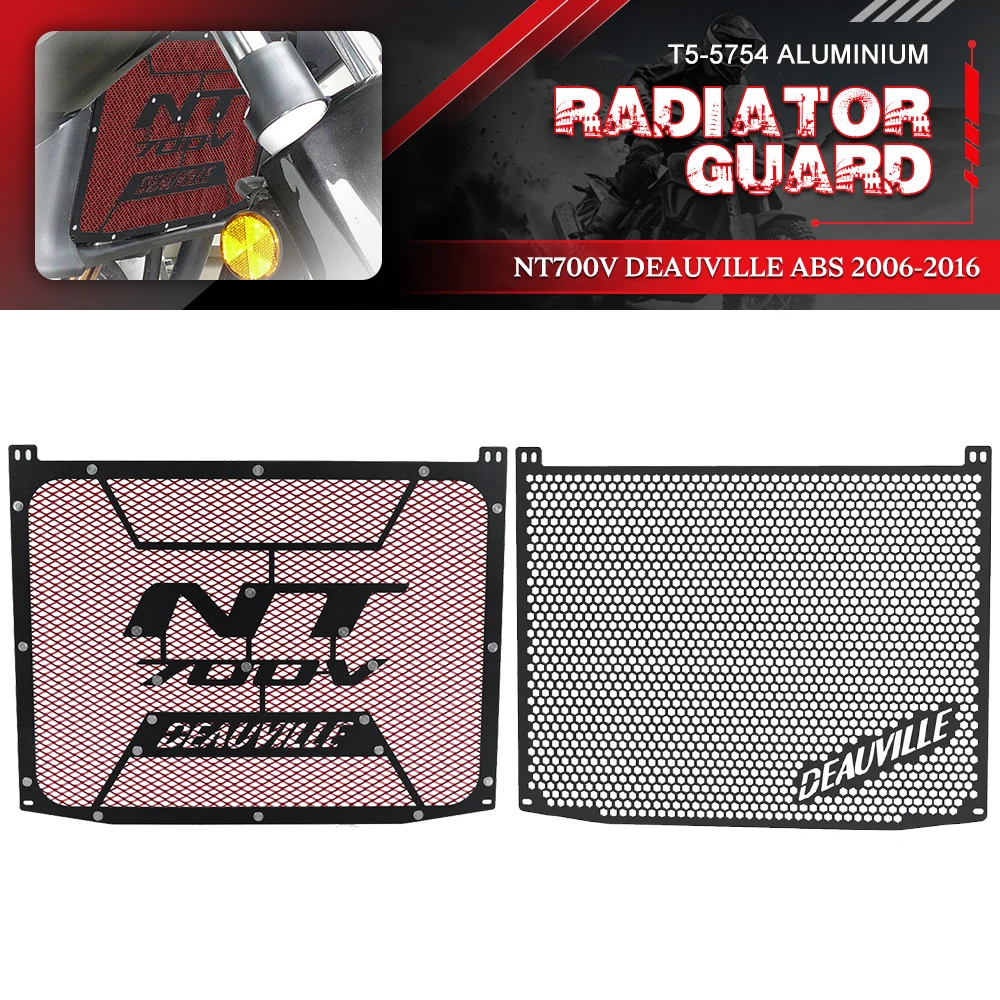 

For Honda NT700V Deauville ABS 2006-2016 Aluminum Heat Shield Pan Fuel Tank Cooler Radiator Guard Cover Grille Protection NT700V