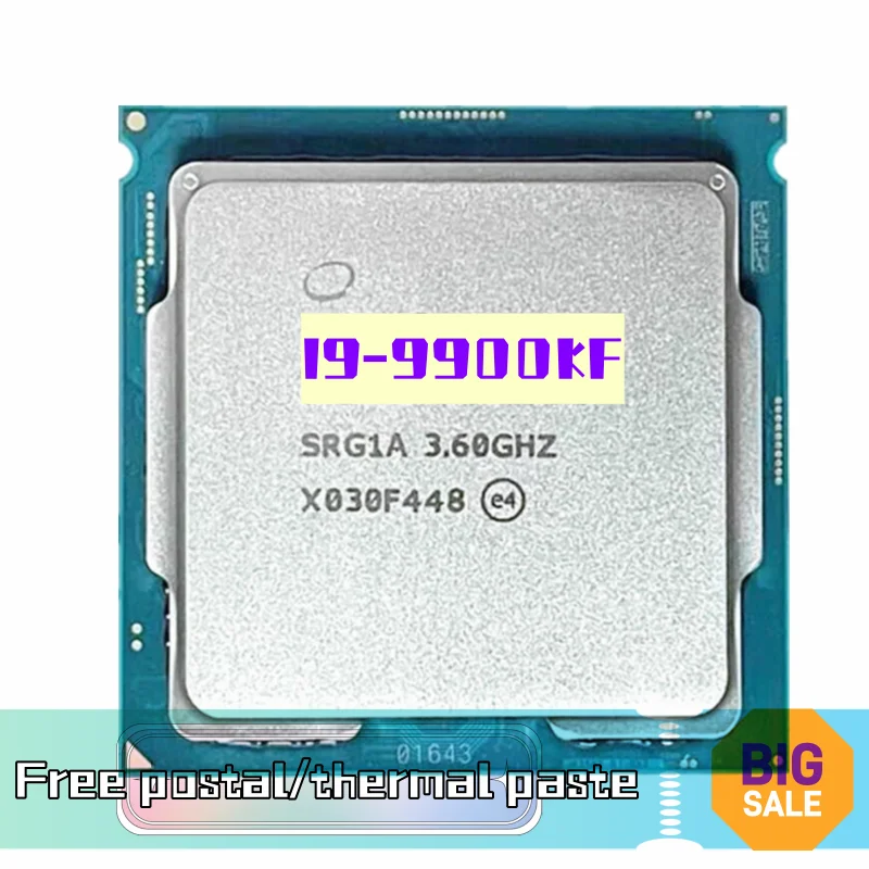 

Core i9 9900KF i9-9900KF 3.6G 16MB CPU Socket 1151 H4 LGA1151 14nm Octo-core CPU processor Original authentic product