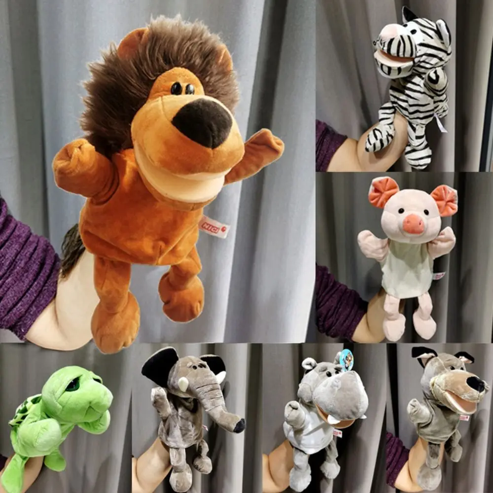 

Animals Cat Dolls Rabbit Cartoon Plush Toys Children Puppets Animal Hand Puppet Plush Hand Doll Kindergarten Story Props
