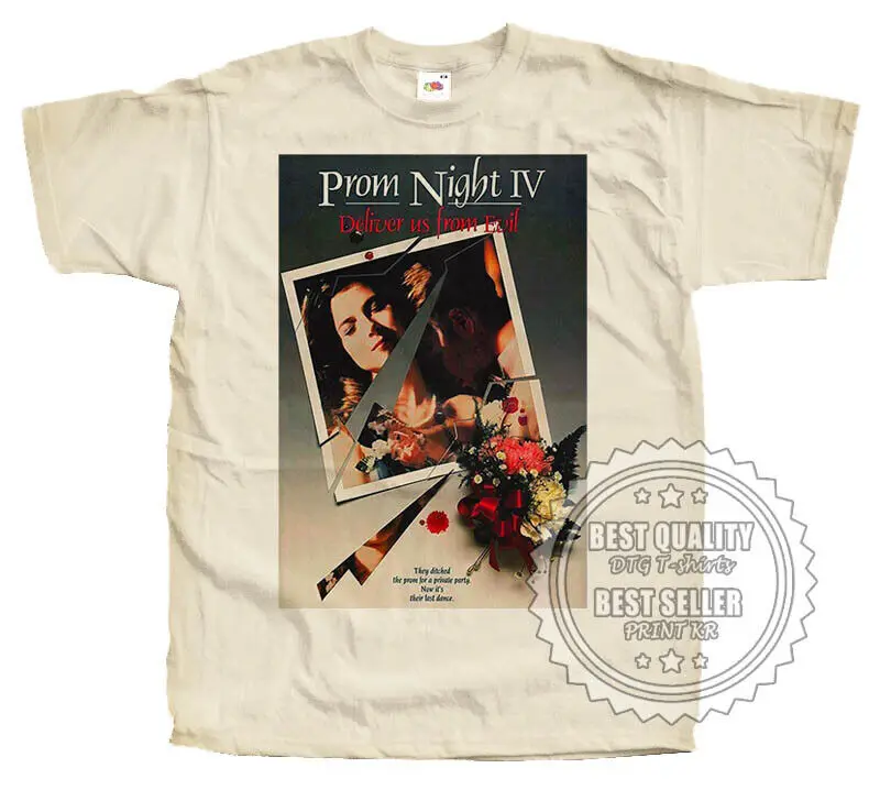 Prom Night v5 T SHIRT Hello Mary Lou Natural Movie Poster all sizes S-5XL