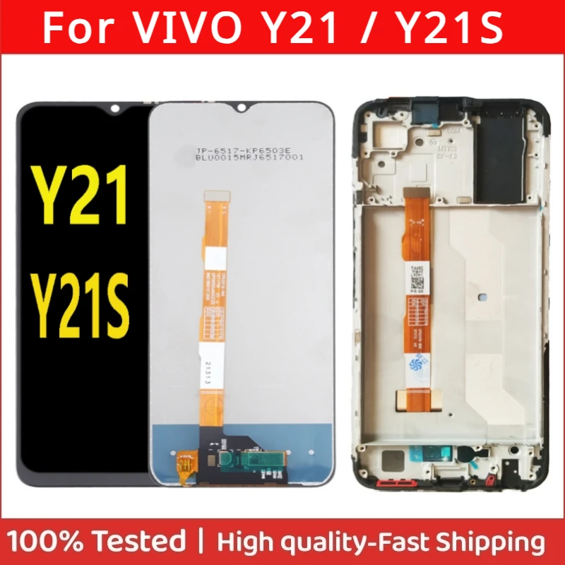 

6.5" IPS For VIVO Y21S V2110 Display LCD Touch Screen Digitizer For VIVO Y21 V2111 Screen