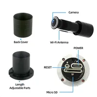 1080P WiFi video peeping camera,cat eye wireless access control,suitable for home security intelligent life,motion detection