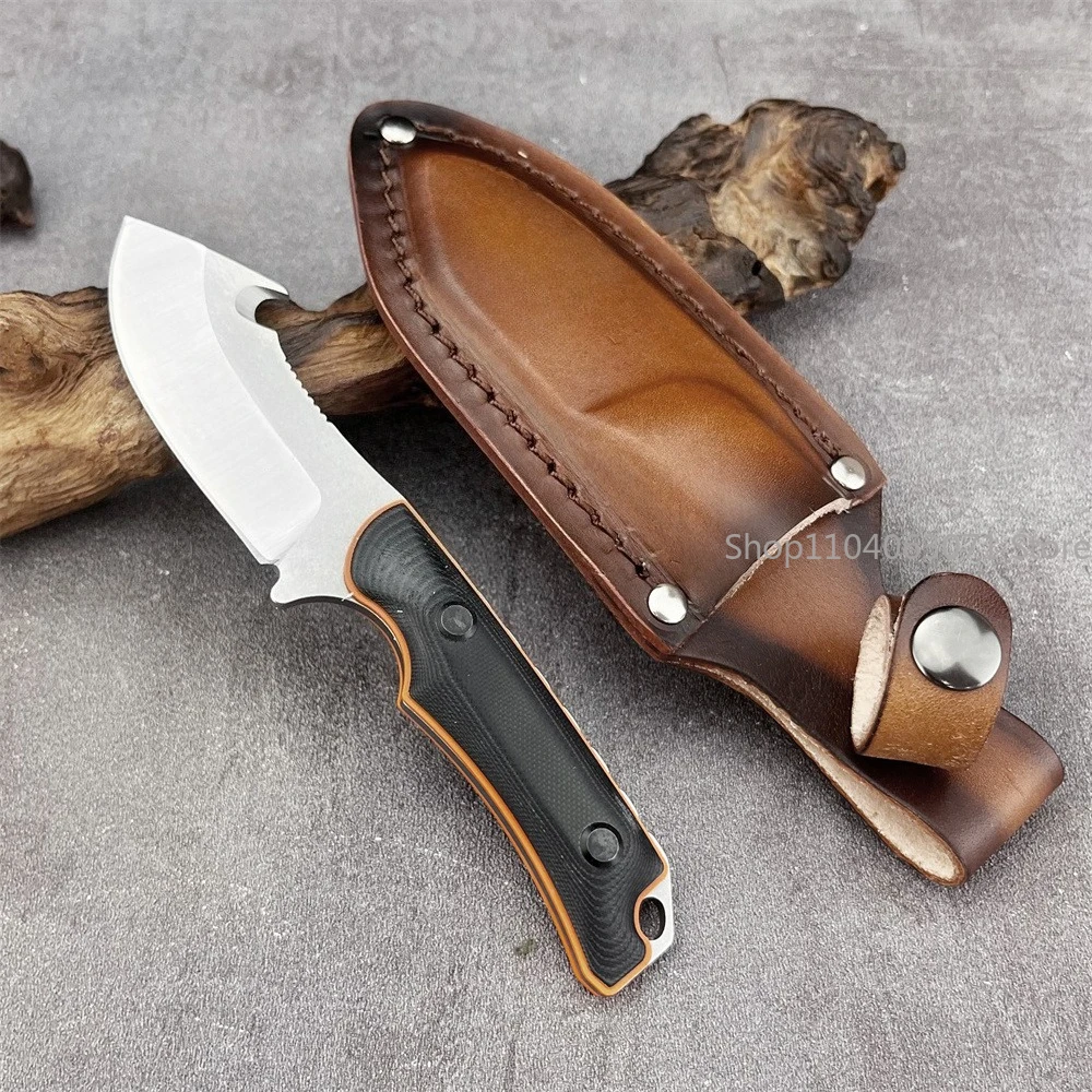 

TOP 15018 Fixed Blade Knife 2.75 Inch High Hardness Blade EDC Outdoor Hiking Survival Tool Straight Knife with Kydex Sheath