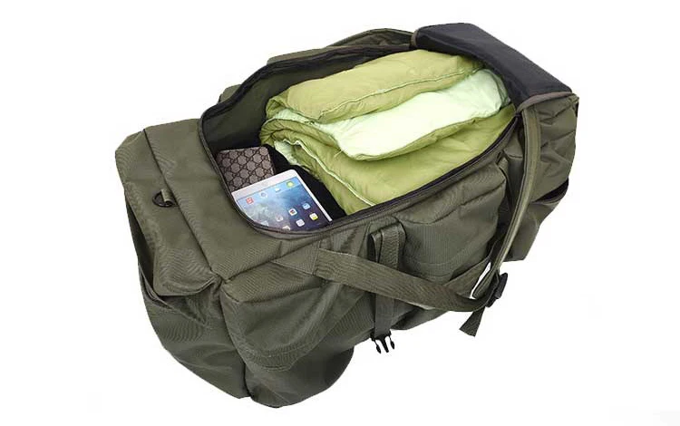 100L Camping-Rucksack, großer Reiserucksack für Herren, Outdoor-Schultertasche, Wander- und Trekking-Tasche, taktische Reisetasche, Weekender – Detail 8