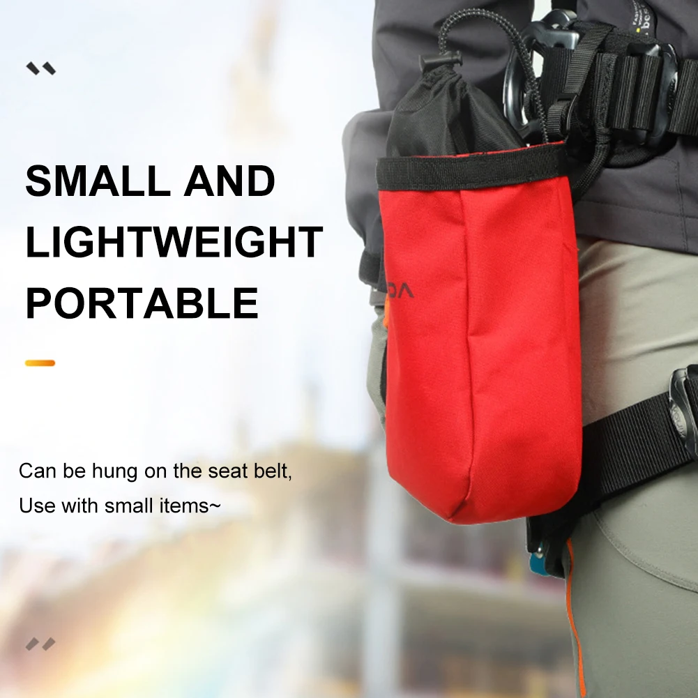 2L Climbing Exploration Bag Waterproof Outdoor Equipment Tool Bag Elastic Drawstring Closure Pouch High-Altitude Operation Bag