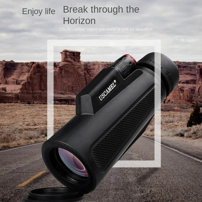 

10X42 monocular telescope, mobile phone photo, outdoor fishing telescope high definition high power monocular