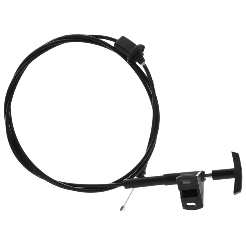 Cable de liberación de capó de repuesto con manija para GMC C1500 C10 C20, para modelos de 1981 a 1991, ABS negro, 14039963 912 020 BDA49298