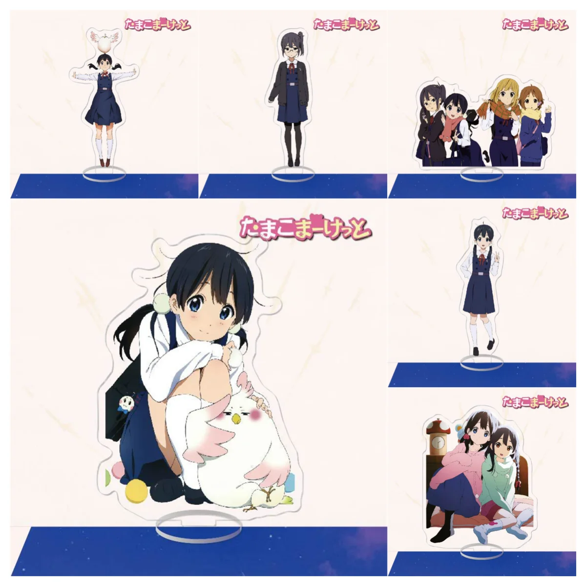 Anime  Tamako Market Acrylic 15cm Stand Keychain Decoration Desk Figure Display Fan Gift Goods Birthday Collection