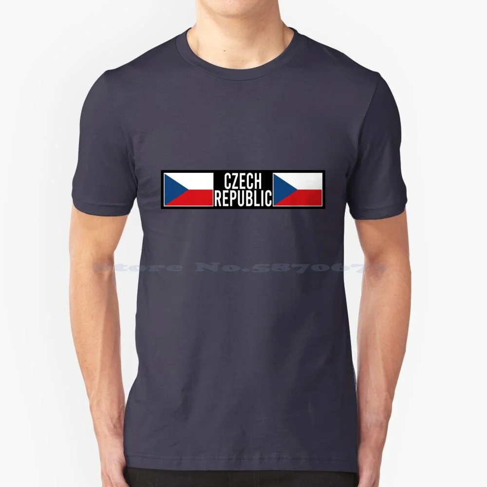 Czech Republic T Shirt 100% Cotton Tee Czech Republic Flag Tschechische Republik Tschechin Osteuropa Tscheche Ostblock Prag