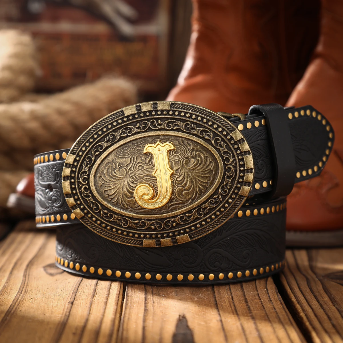 Ein lässiger Retro-Gürtel im Western-Stil für Herren und Damen! PU-Ledergürtel mit Metallschnalle, geeignet für den täglichen Arbeitsgebrauch – Detail 7