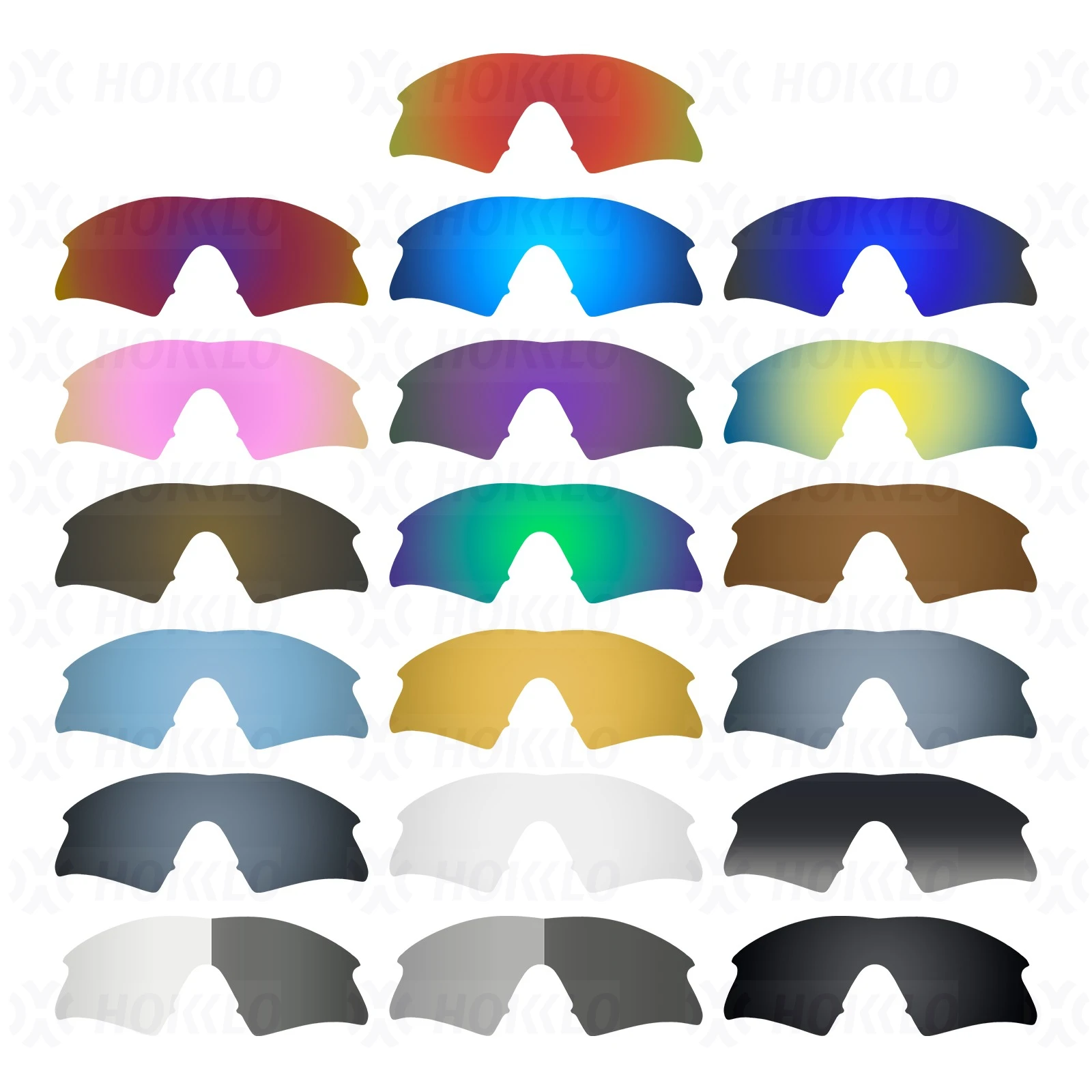 

Hokklo Mirror & Gradient Replacement Lenses for Oakley M Frame Sweep Sunglasses Lentes thinkness 1.7mm Multi Colors Options