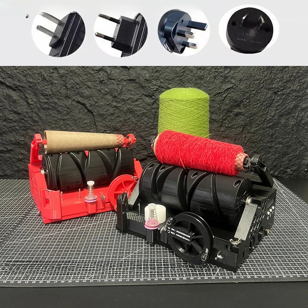 Professional Mini Electric Yarn Winder Desktop - Length Calculator & Weight Detection for Precision Winding