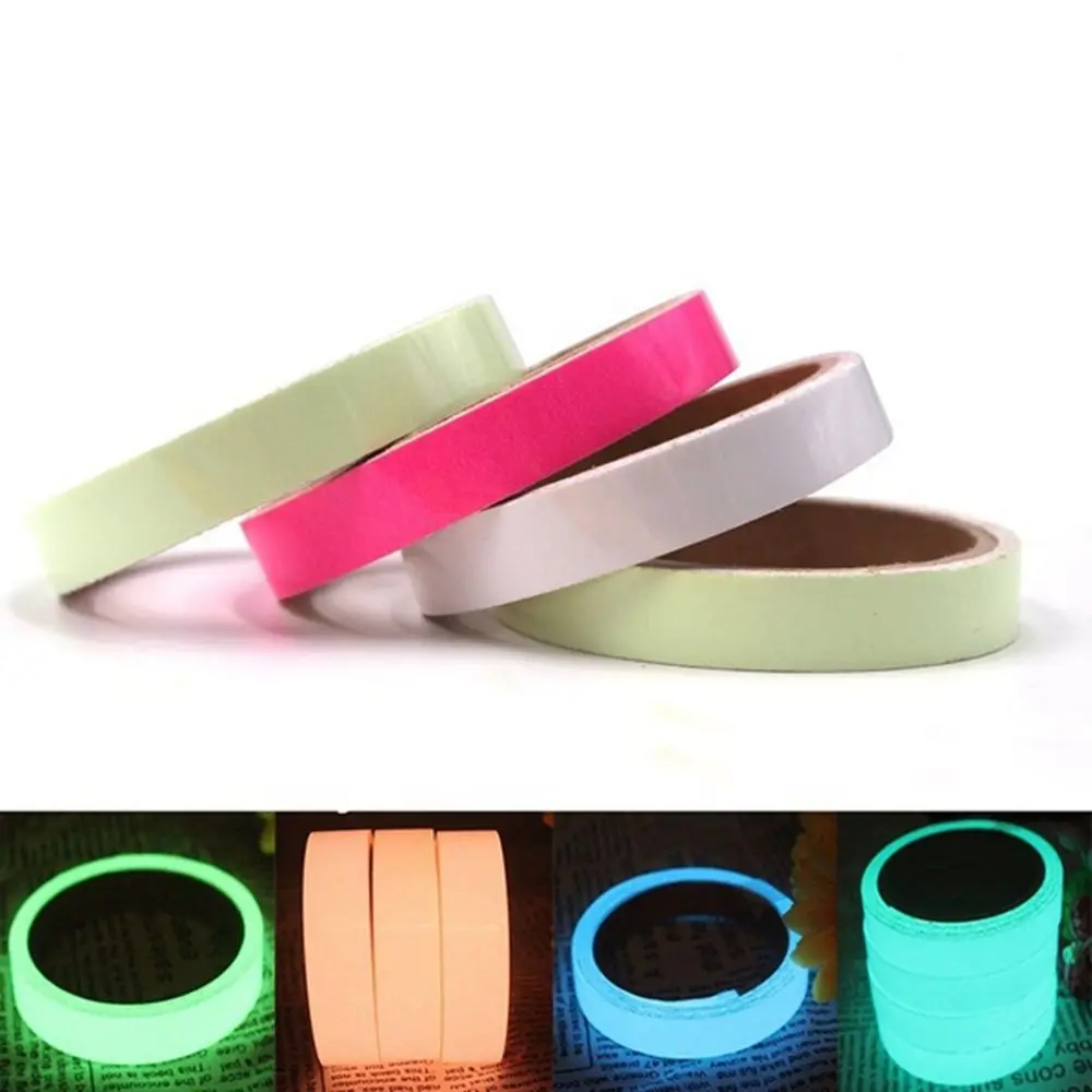 Luminous Tape Sticker High Luminance Glow Removable Waterproof Photoluminescent Glow in The Dark Safety Warning Tape