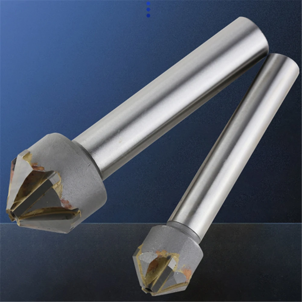 YG8 Mũi Khoan Mũi Khoan Với Hàn Carbide Lưỡi Dao Chamfering Cụ Xay 60/90 Degree16mm 20Mm 25Mm 30Mm 40Mm chamfering Dao Cắt