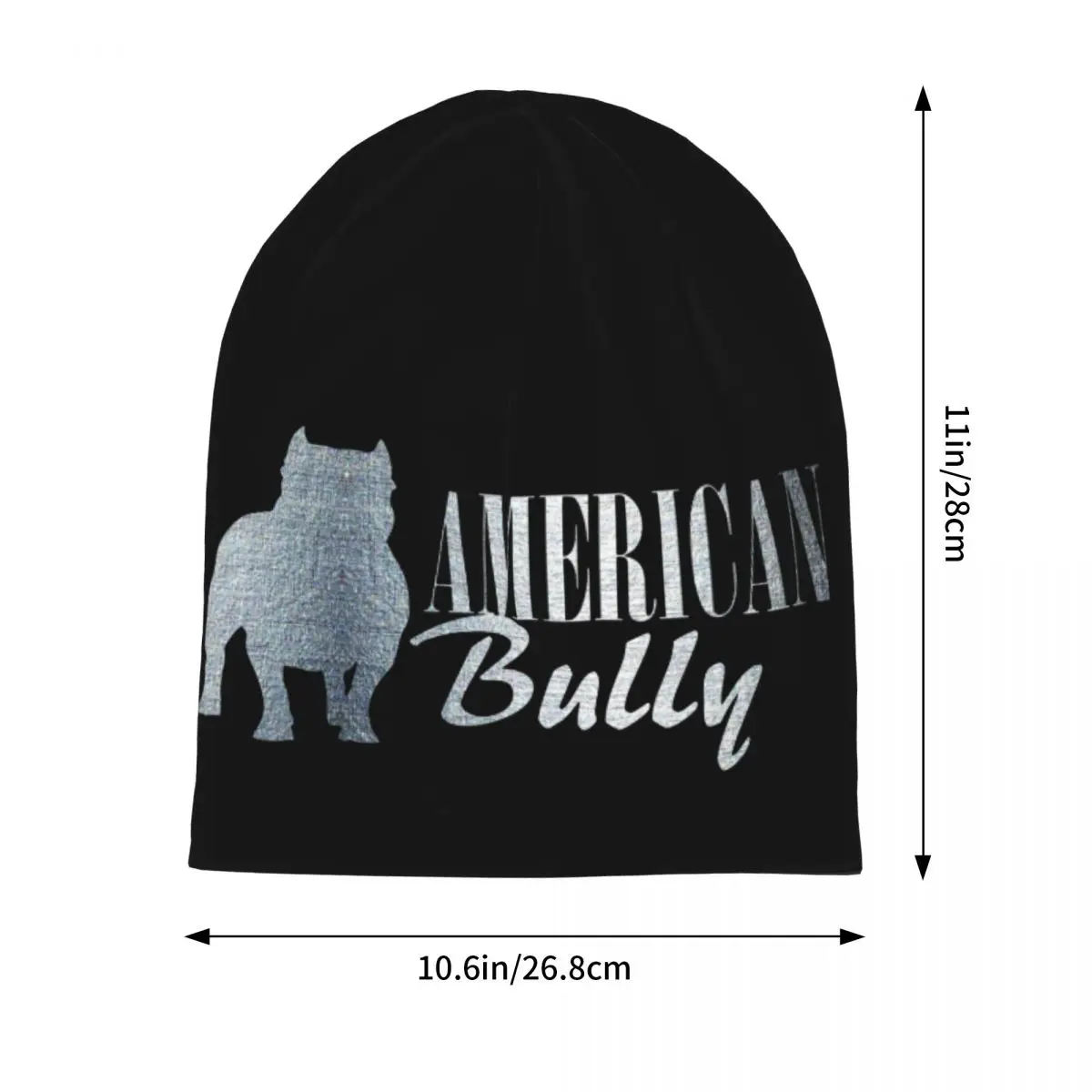 American Bully Bonnet Hats American Bully Beanie Hats Custom Skullies Beanies Autumn Winter Retro Adult Unisex Kpop Elastic Caps