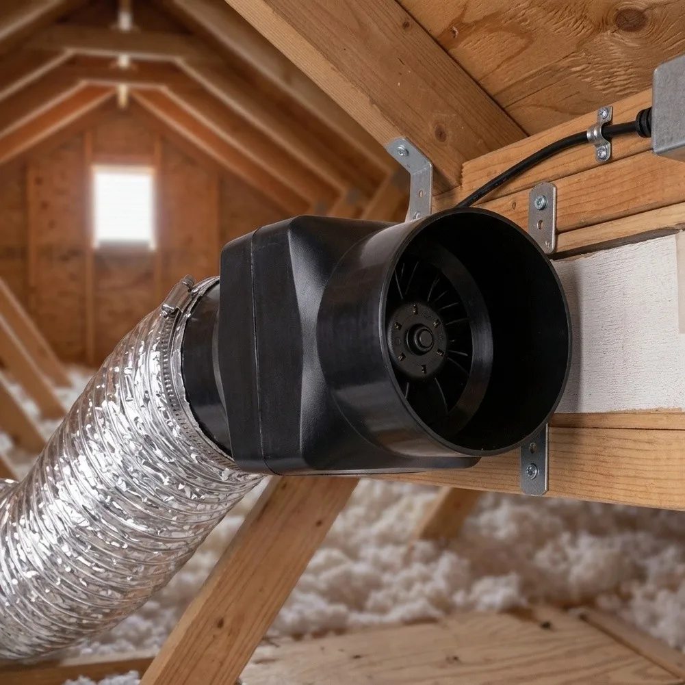 Powerful 12V Inline Duct Fan 6W for exhaust Fan 50mm for Air Circulation and Ventilation in Various Indoor Applications