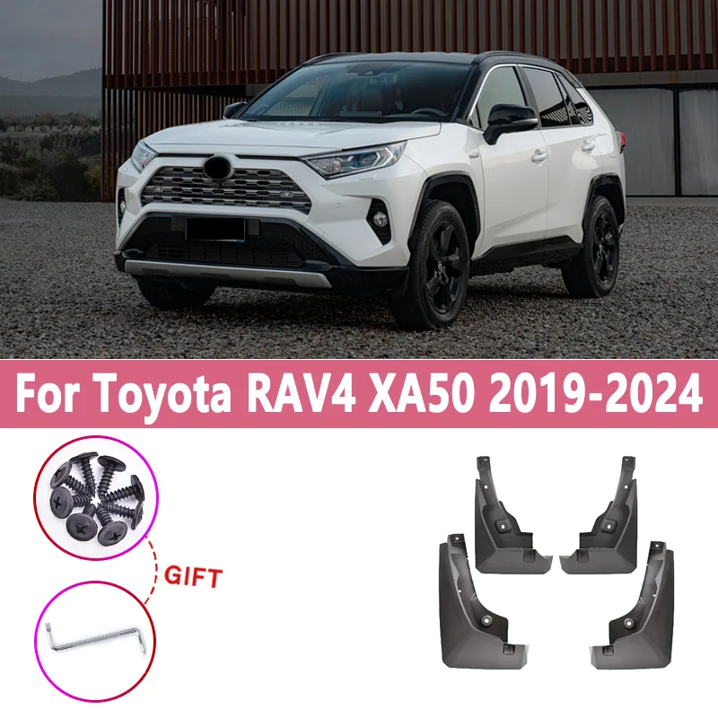 

Car Mudguards For Toyota RAV4 XA50 2019 2020 2021-2024 4PCS/Set Fenders Anti-Splash Mudflaps Mud Guards Tools Auto Accessories