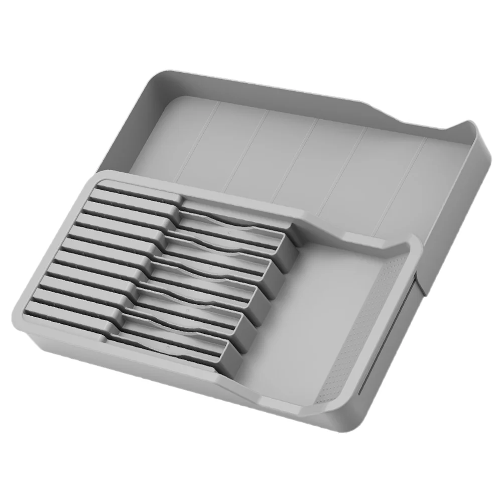 Multipurpose Cutter Knifes Storage Box Kitchen Stand Desktop Holder Rack Organizer Block Essentials Pp Utensil Accessory